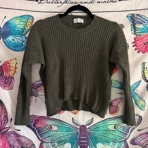Thick Olive Green Sweater